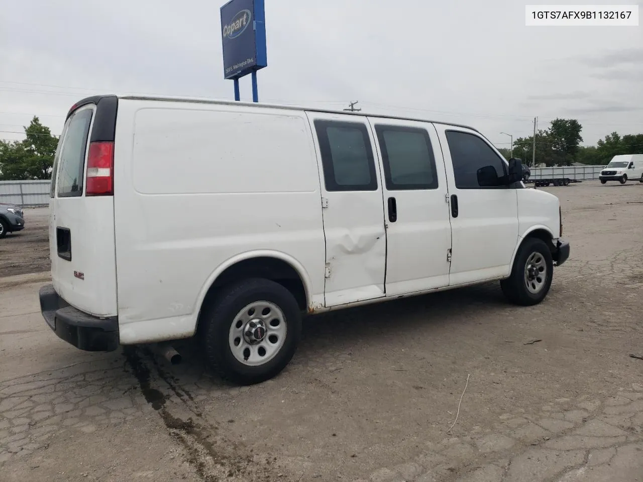 1GTS7AFX9B1132167 2011 GMC Savana G1500