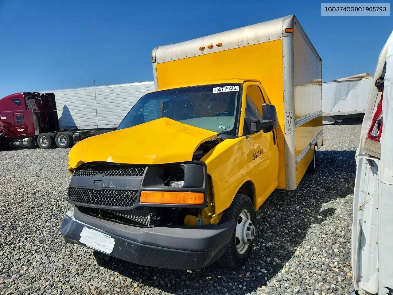 2012 GMC Savana Cutaway G3500 VIN: 1GD374CG0C1905793 Lot: 55719236