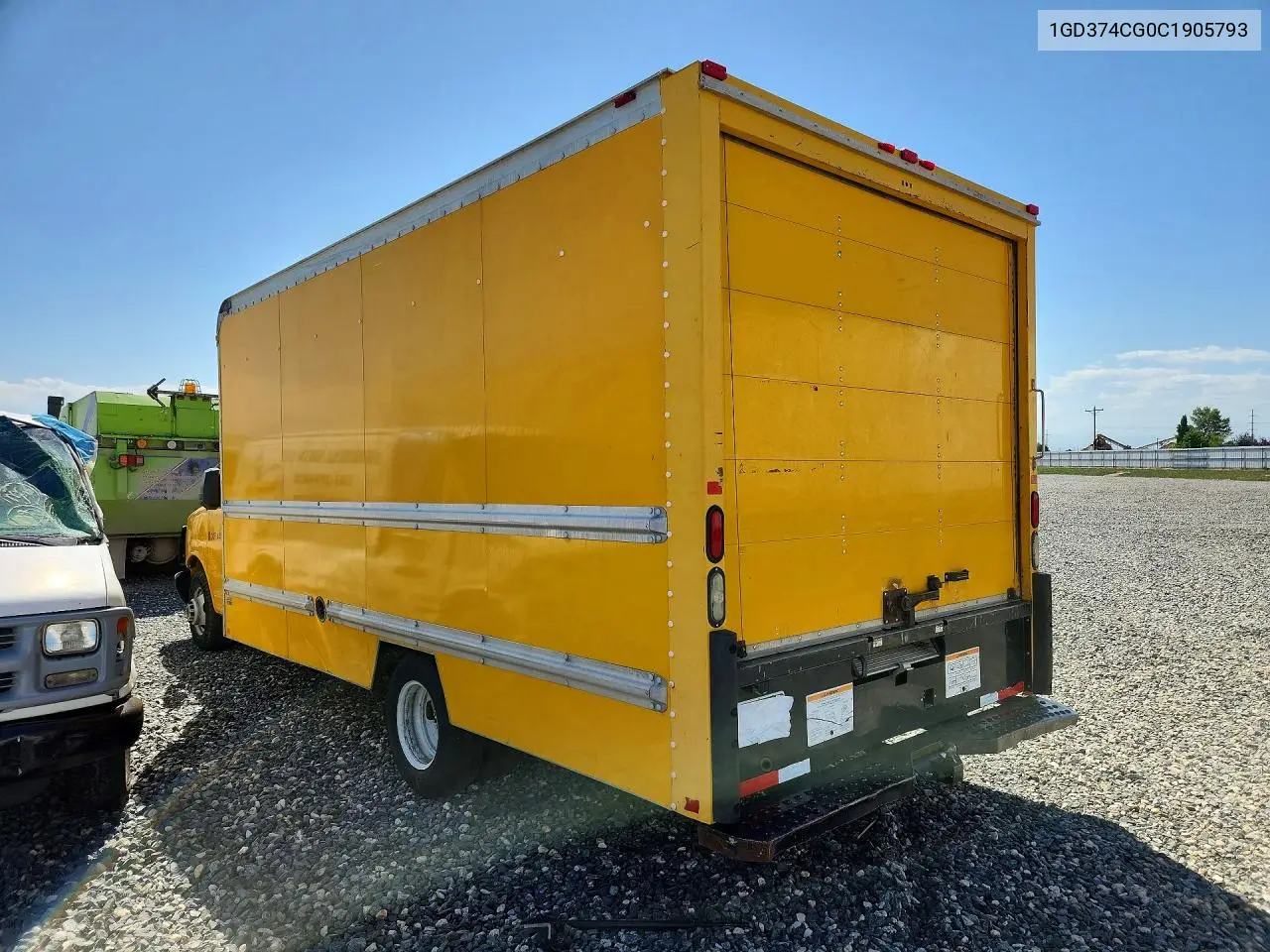 2012 GMC Savana Cutaway G3500 VIN: 1GD374CG0C1905793 Lot: 55719236