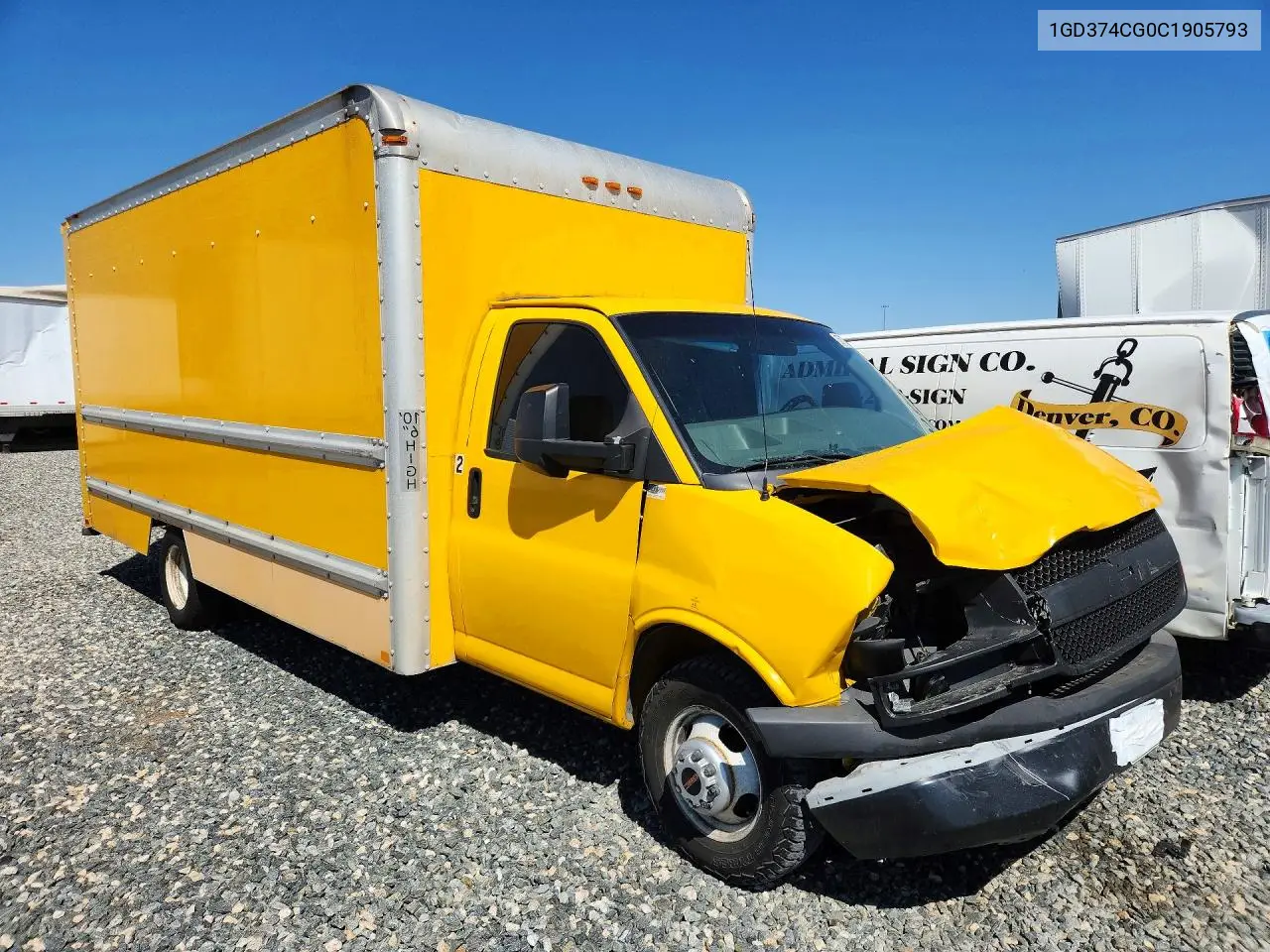 2012 GMC Savana Cutaway G3500 VIN: 1GD374CG0C1905793 Lot: 55719236