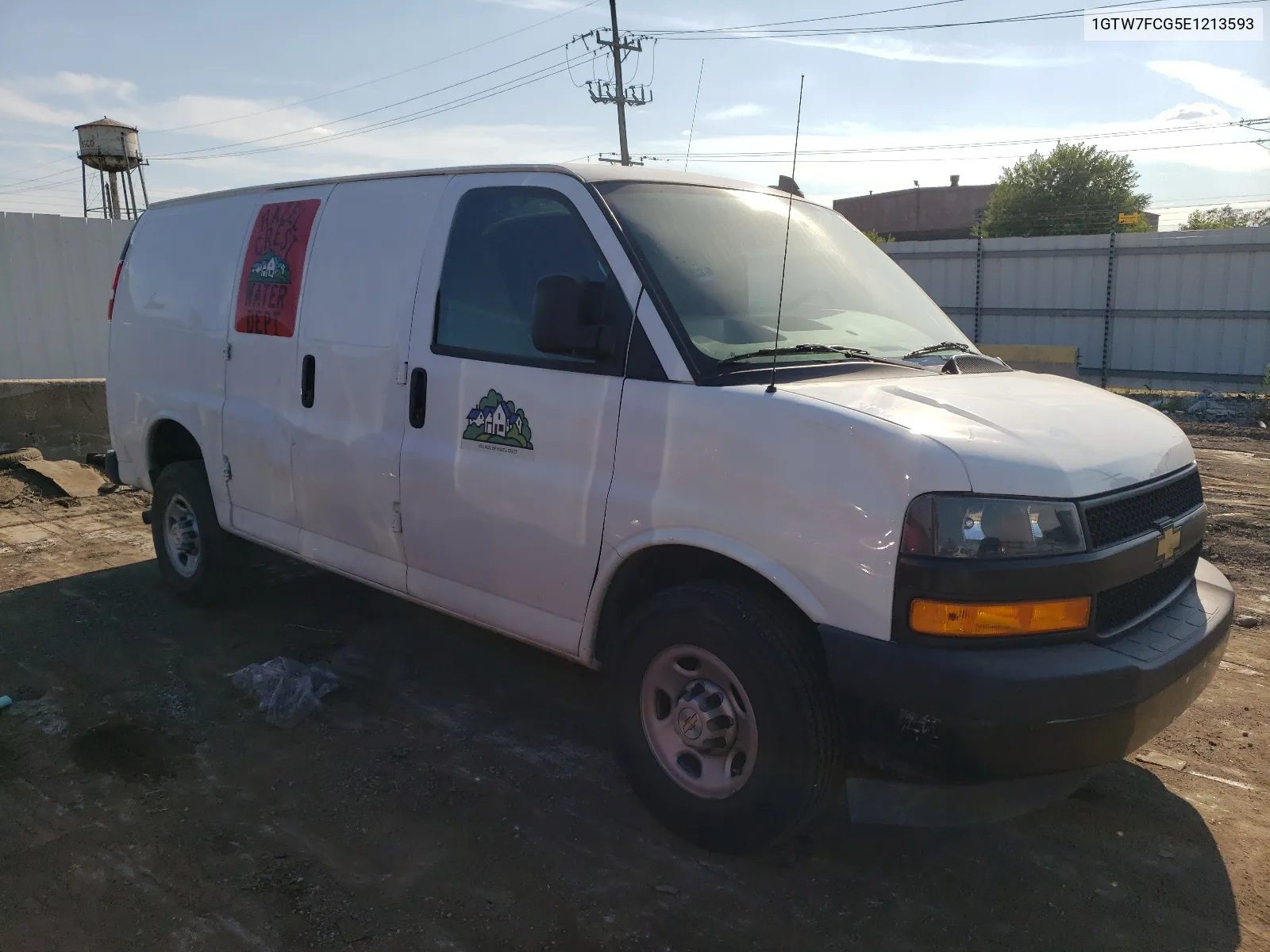 1GTW7FCG5E1213593 2014 GMC Savana G2500