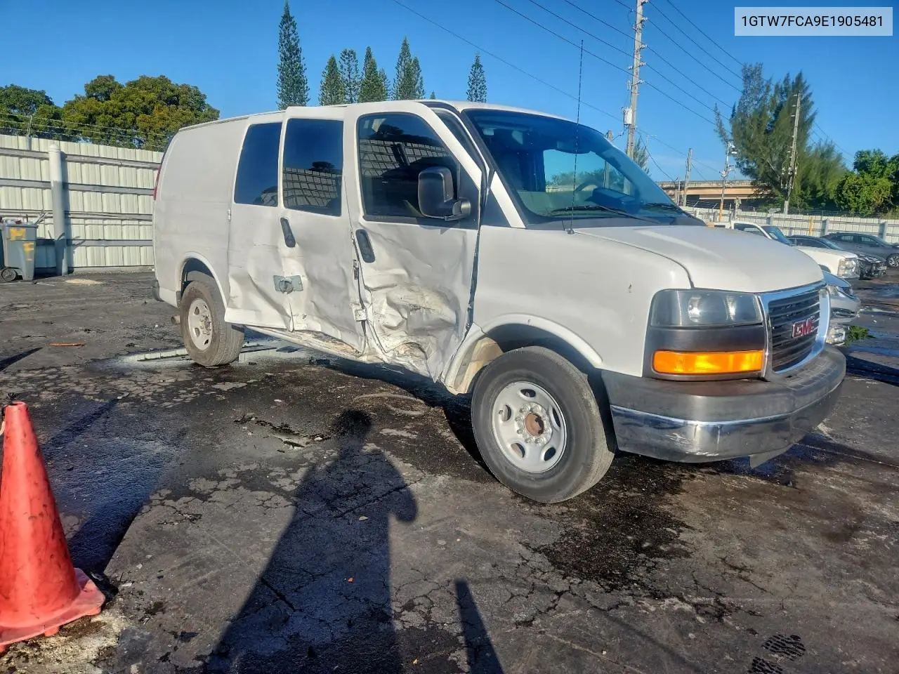 1GTW7FCA9E1905481 2014 GMC Savana G2500