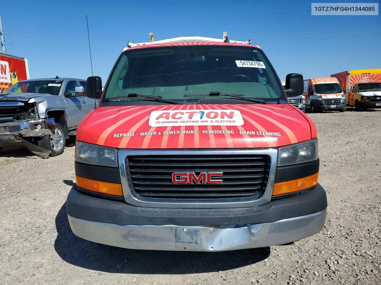2017 GMC Savana G3500 VIN: 1GTZ7HFG4H1344085 Lot: 54734796