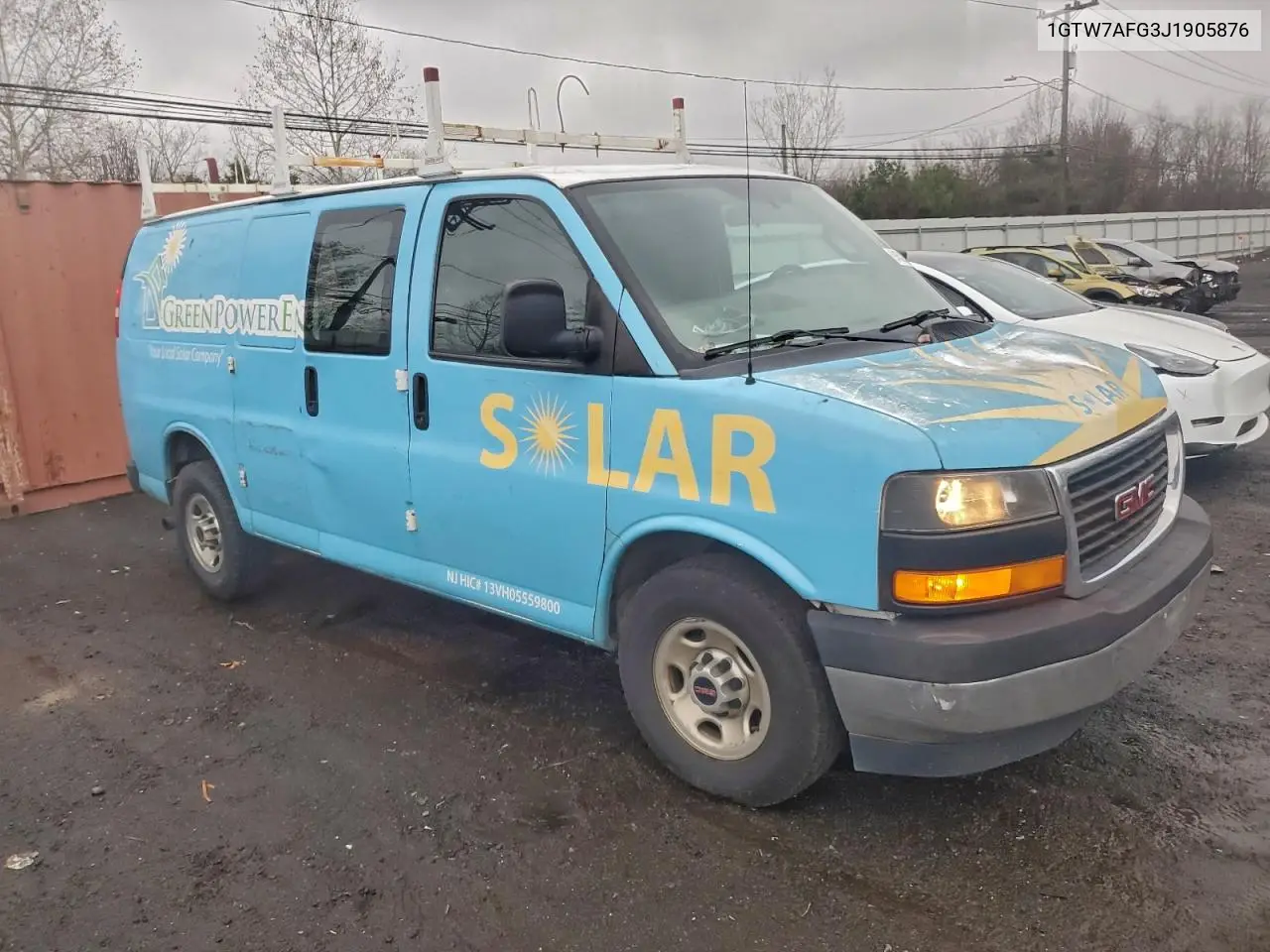 1GTW7AFG3J1905876 2018 GMC Savana G2500