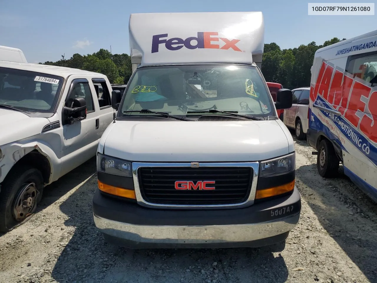 1GD07RF79N1261080 2022 GMC Savana Cutaway G3500