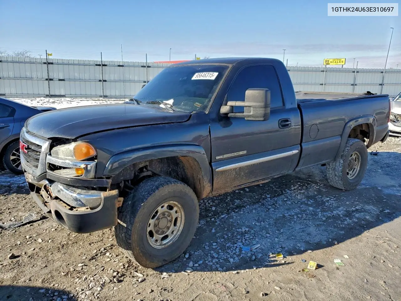 1GTHK24U63E310697 2003 GMC Sierra K2500 Heavy Duty