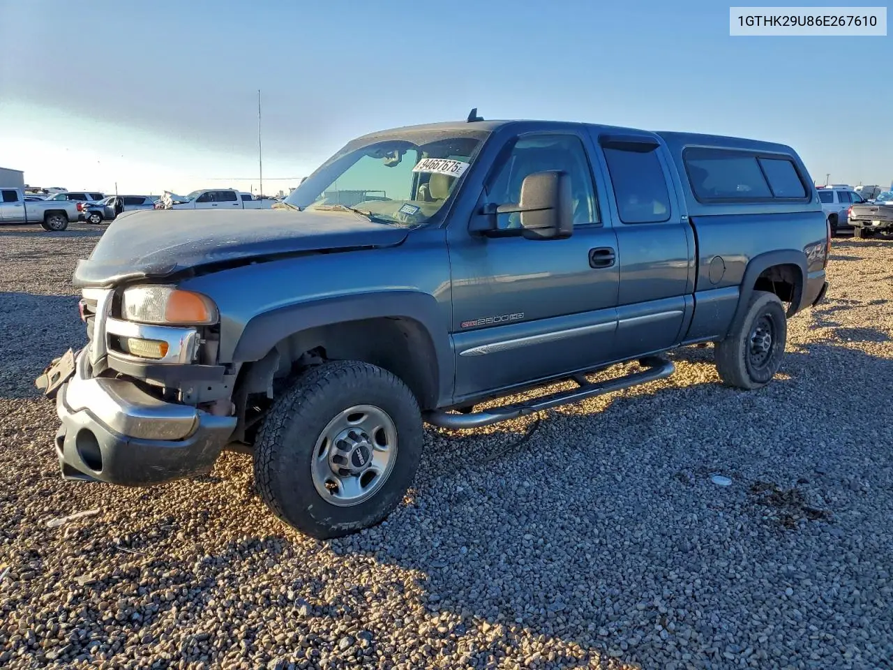 1GTHK29U86E267610 2006 GMC Sierra K2500 Heavy Duty