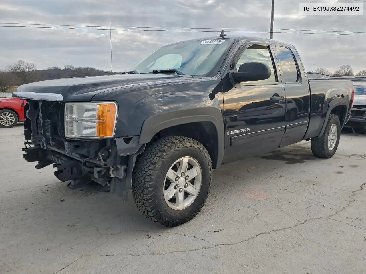 1GTEK19JX8Z274492 2008 GMC Sierra K1500