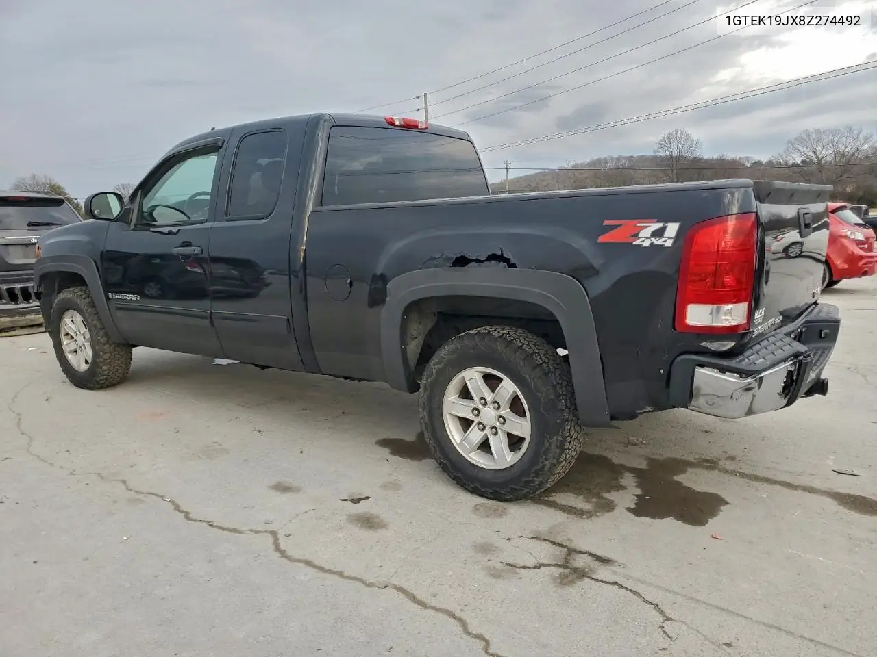 1GTEK19JX8Z274492 2008 GMC Sierra K1500