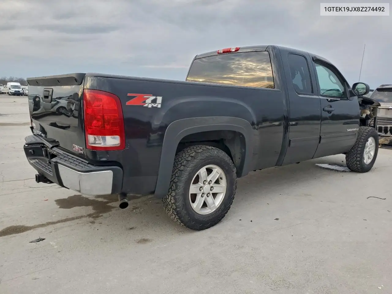 1GTEK19JX8Z274492 2008 GMC Sierra K1500