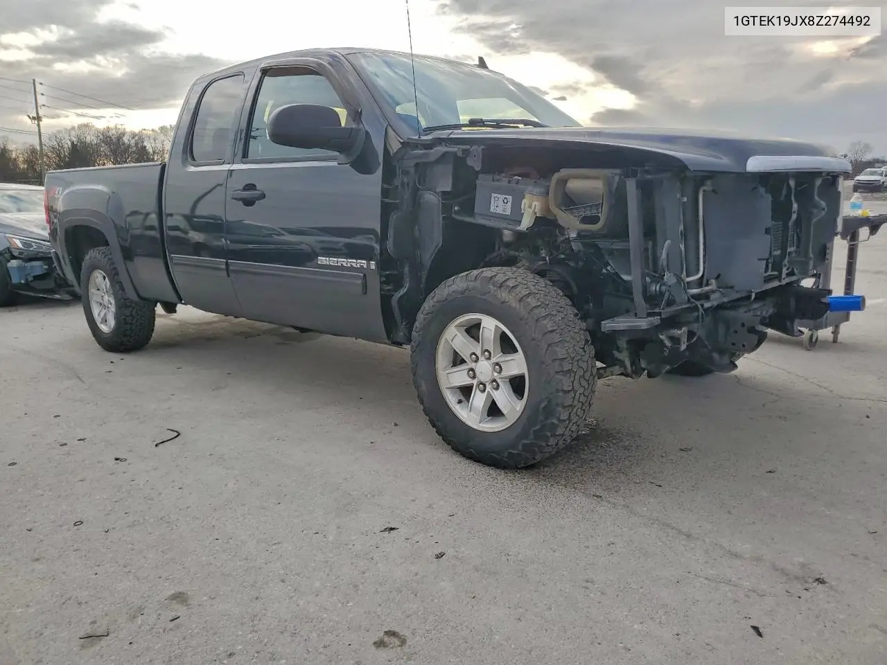1GTEK19JX8Z274492 2008 GMC Sierra K1500