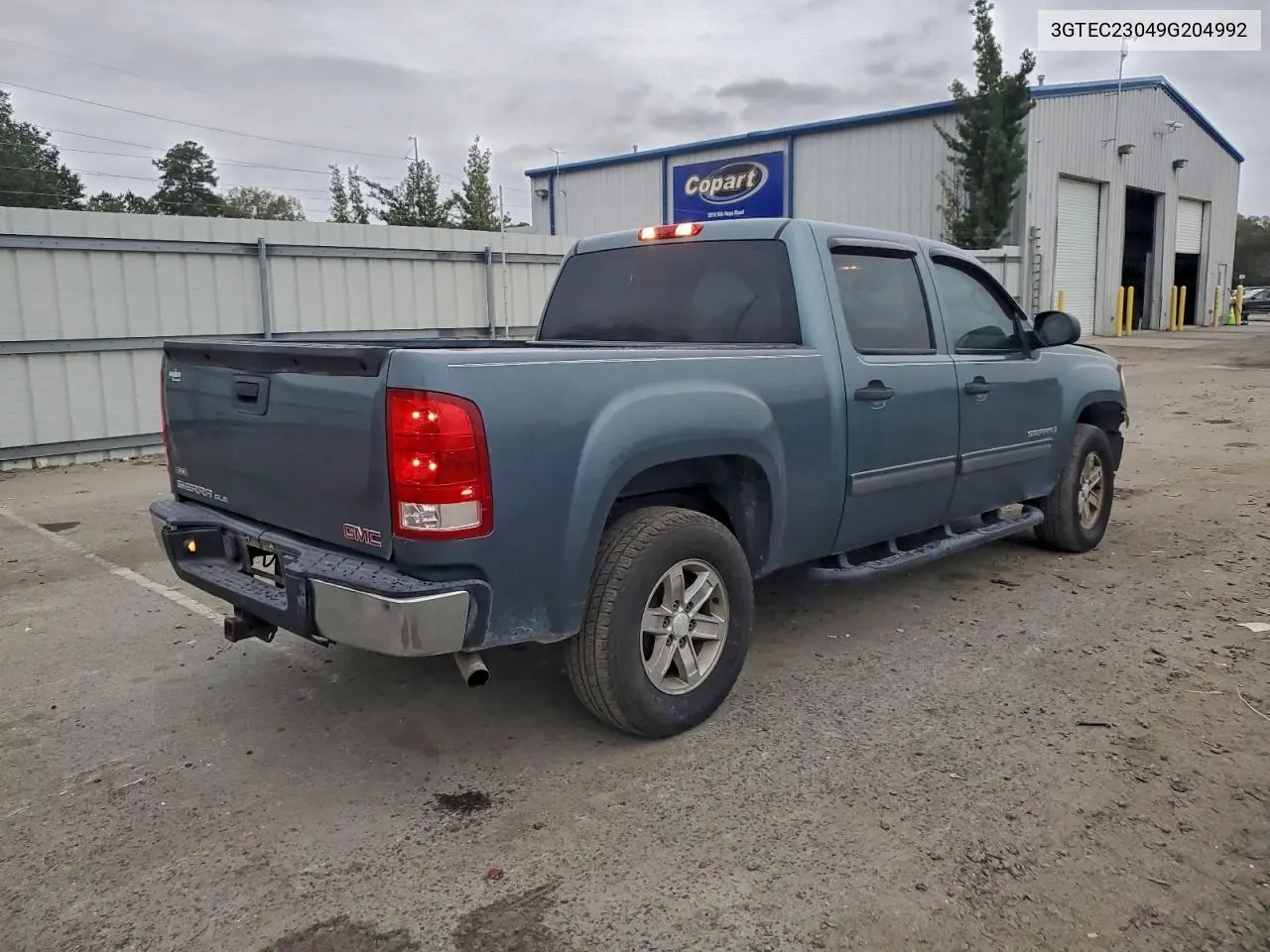 3GTEC23049G204992 2009 GMC Sierra C1500 Sle