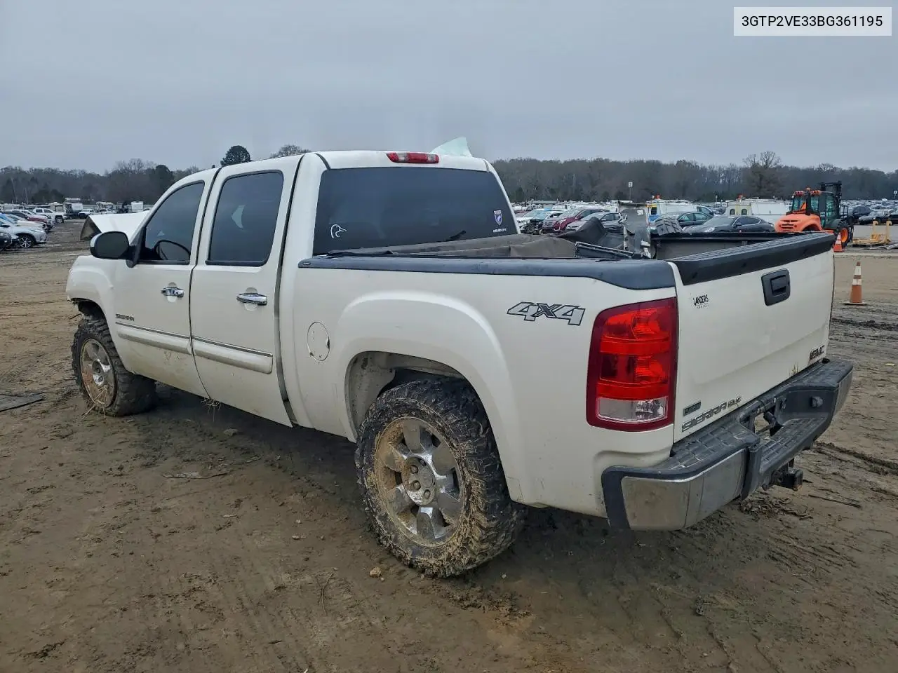 3GTP2VE33BG361195 2011 GMC Sierra K1500 Sle