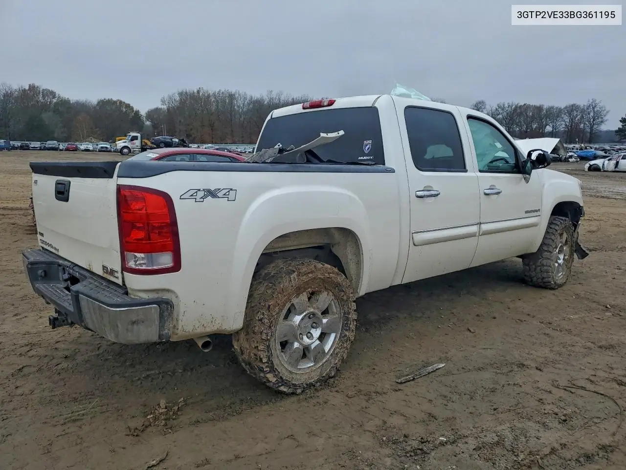 3GTP2VE33BG361195 2011 GMC Sierra K1500 Sle
