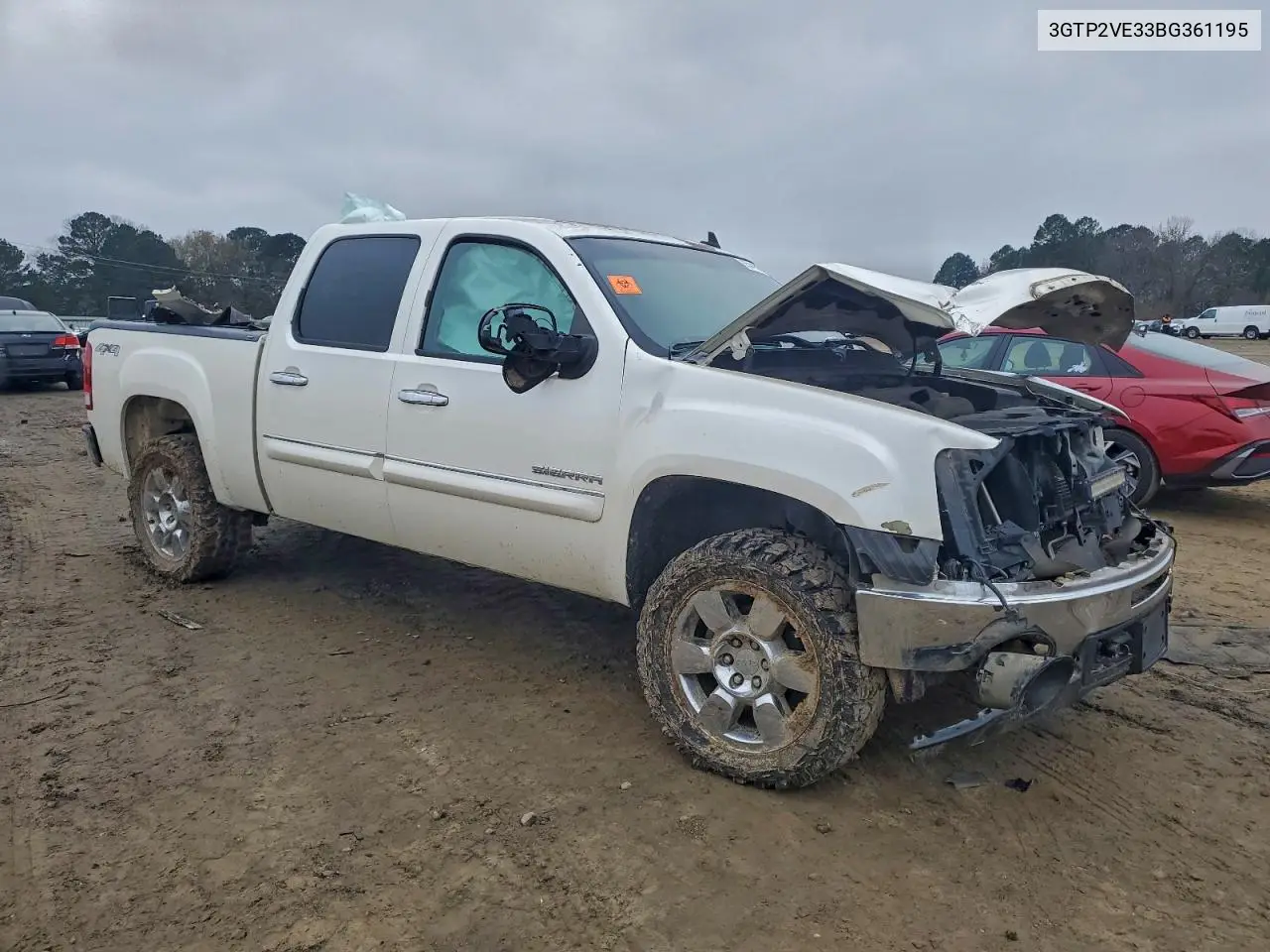 3GTP2VE33BG361195 2011 GMC Sierra K1500 Sle