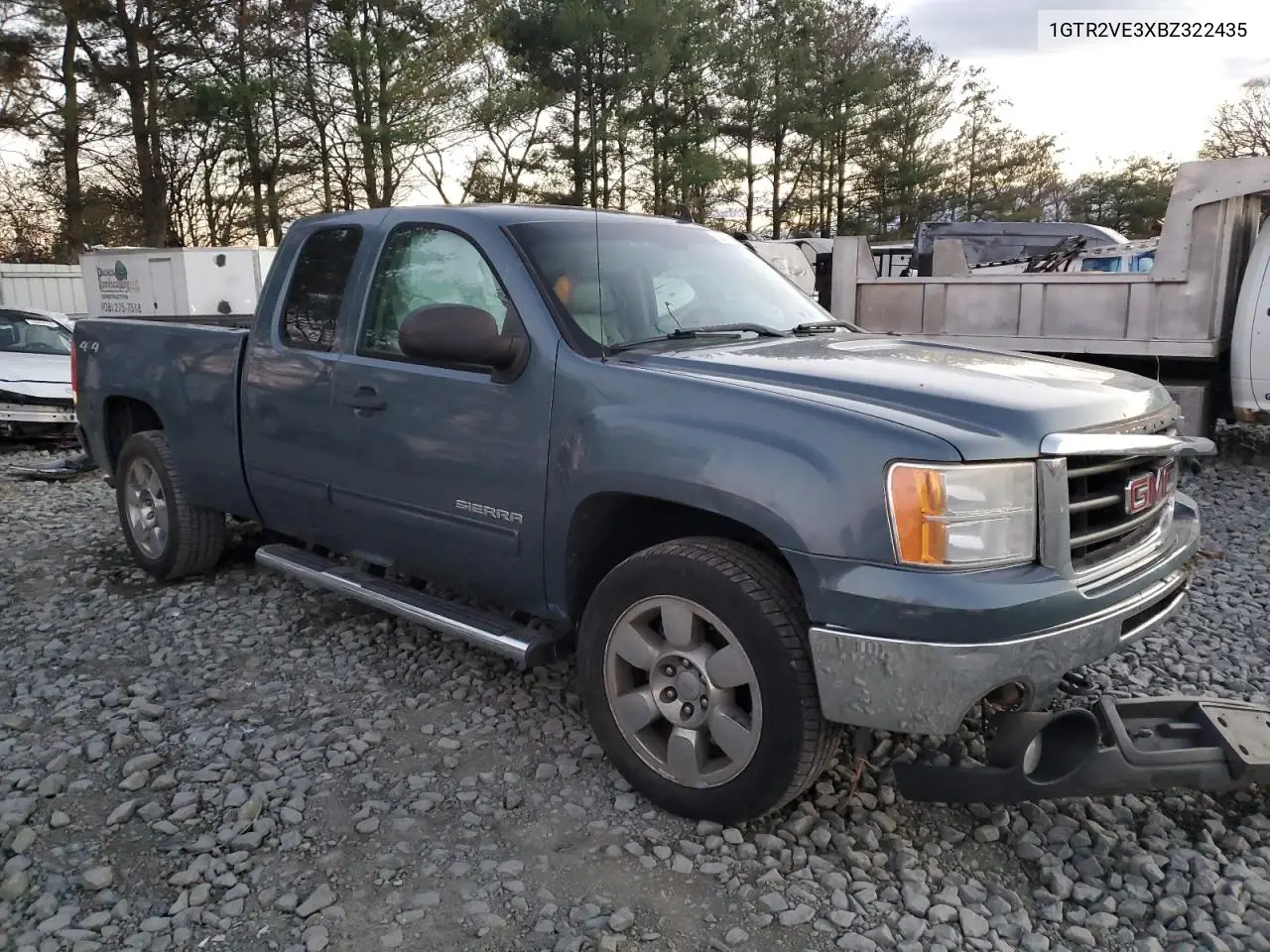 1GTR2VE3XBZ322435 2011 GMC Sierra K1500 Sle
