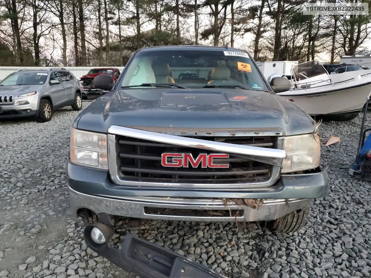 1GTR2VE3XBZ322435 2011 GMC Sierra K1500 Sle
