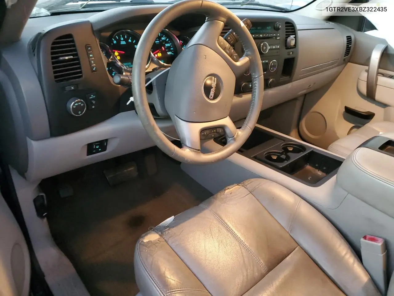 1GTR2VE3XBZ322435 2011 GMC Sierra K1500 Sle