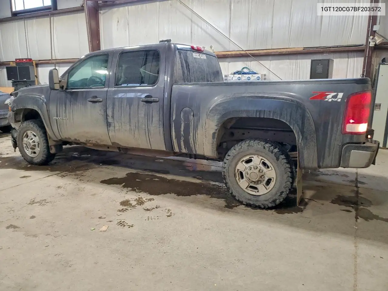 1GT120CG7BF203572 2011 GMC Sierra K2500 Sle