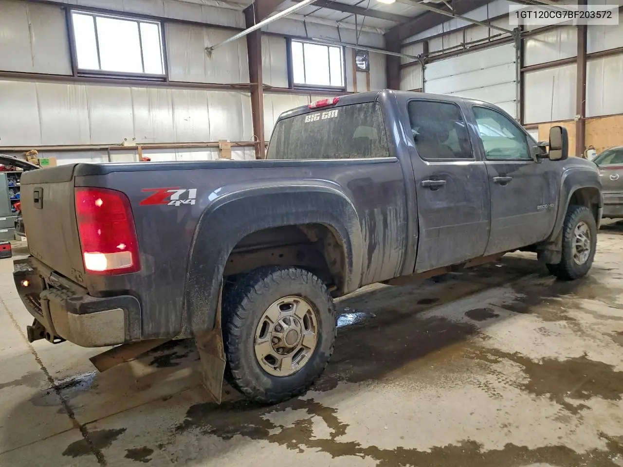 1GT120CG7BF203572 2011 GMC Sierra K2500 Sle