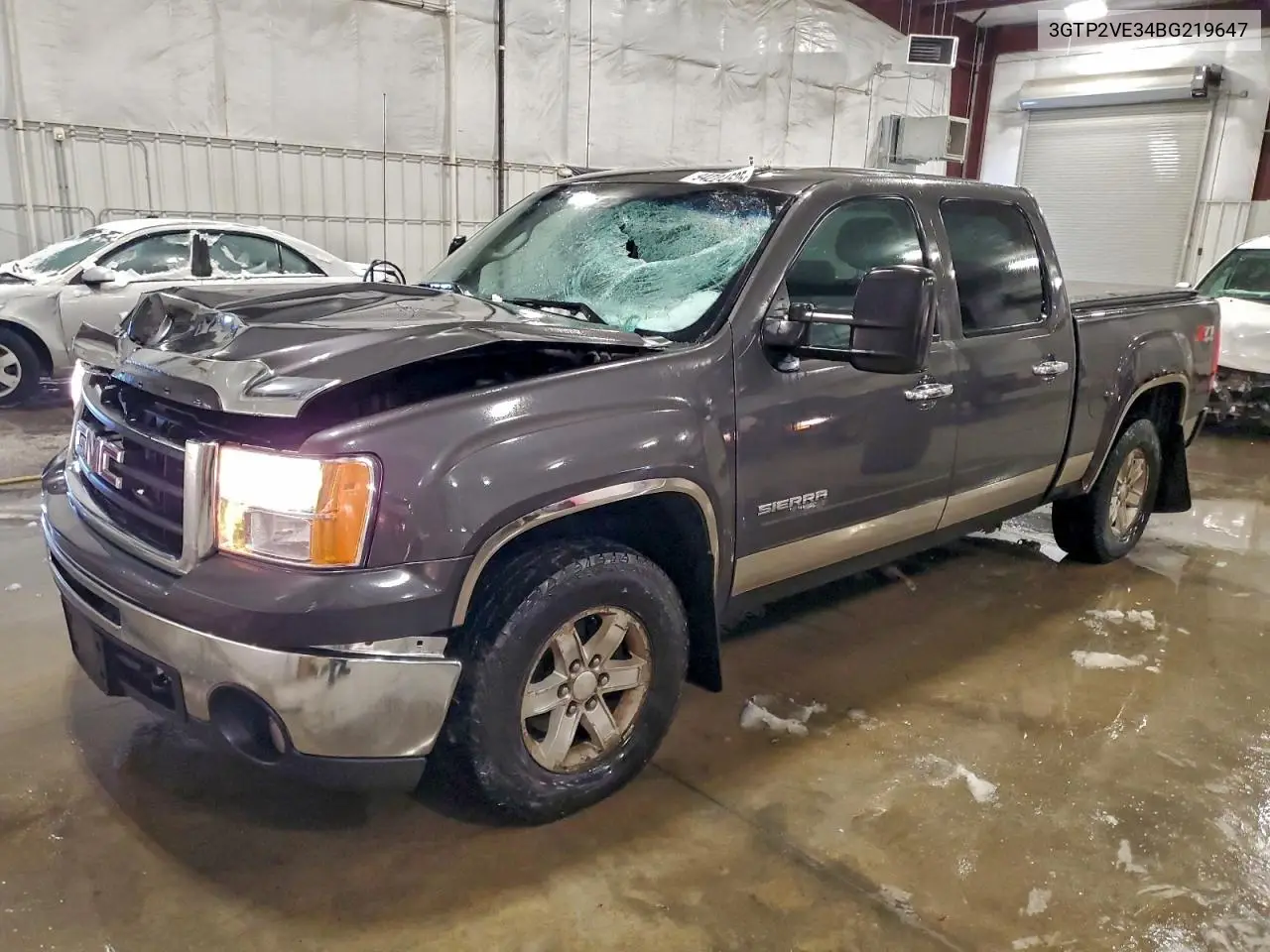 3GTP2VE34BG219647 2011 GMC Sierra K1500 Sle