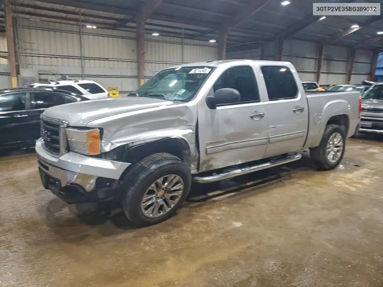3GTP2VE35BG389032 2011 GMC Sierra K1500 Sle