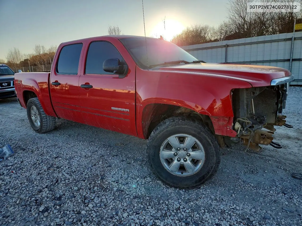 3GTP2VE74CG278122 2012 GMC Sierra K1500 Sle