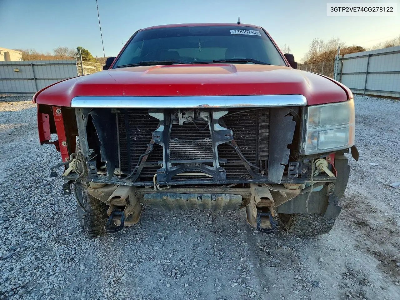 3GTP2VE74CG278122 2012 GMC Sierra K1500 Sle