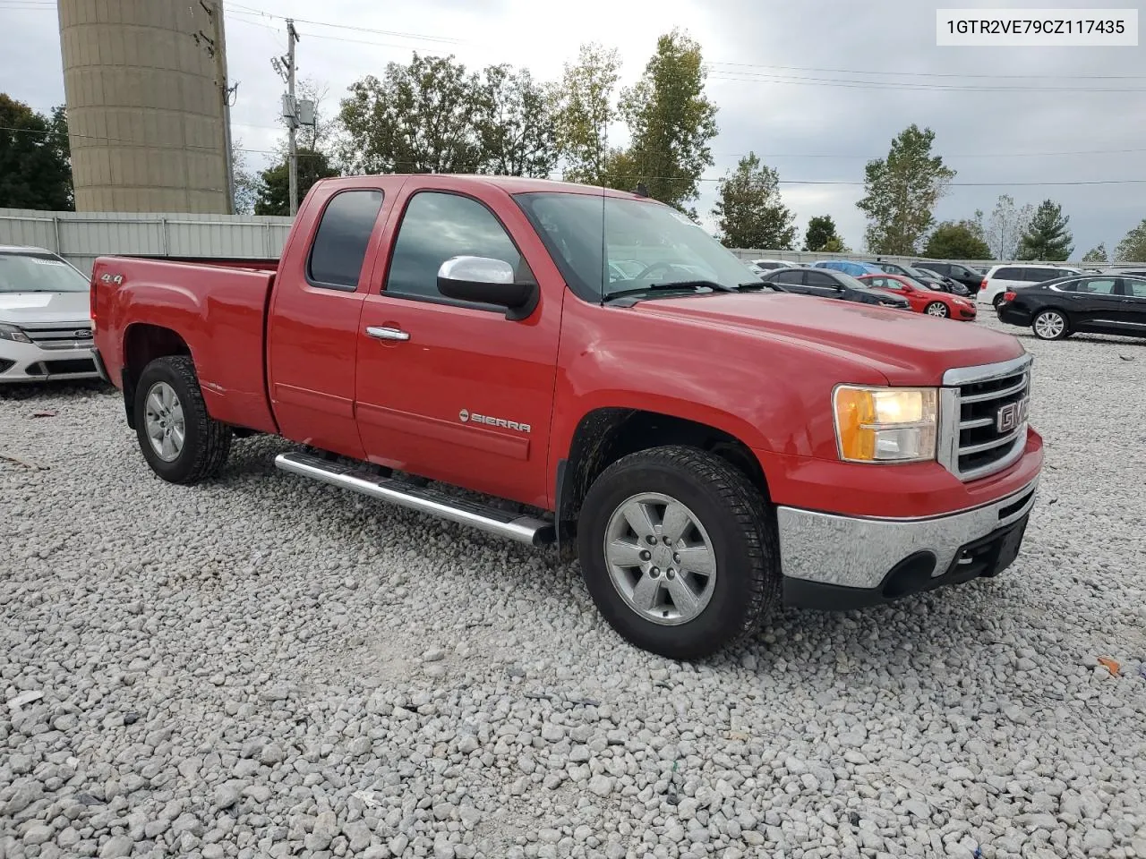 2012 GMC Sierra K1500 Sle VIN: 1GTR2VE79CZ117435 Lot: 74543894