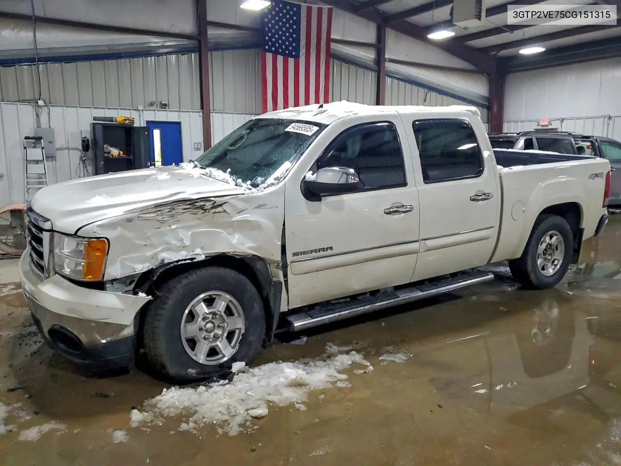 3GTP2VE75CG151315 2012 GMC Sierra K1500 Sle