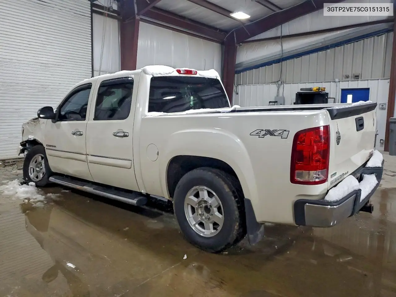 3GTP2VE75CG151315 2012 GMC Sierra K1500 Sle