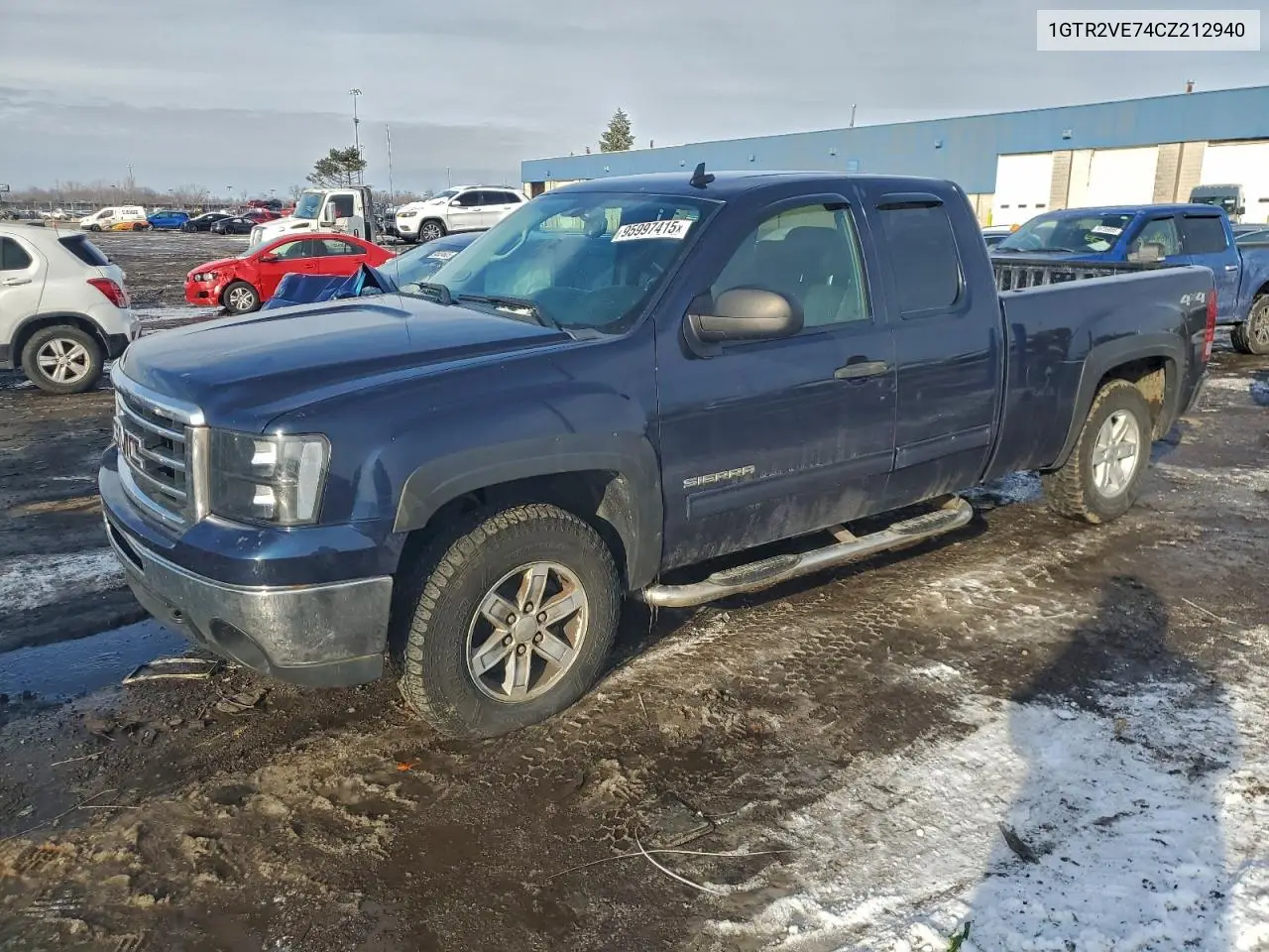 1GTR2VE74CZ212940 2012 GMC Sierra K1500 Sle