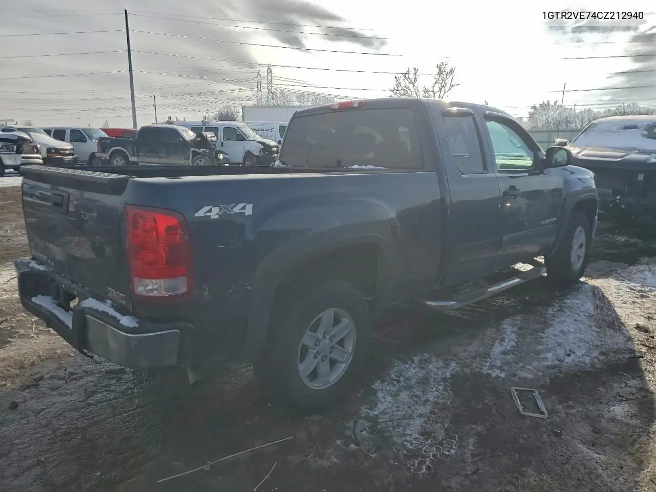1GTR2VE74CZ212940 2012 GMC Sierra K1500 Sle