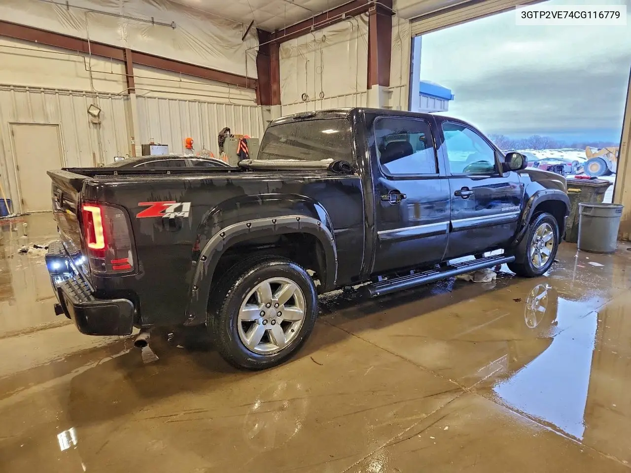 3GTP2VE74CG116779 2012 GMC Sierra K1500 Sle