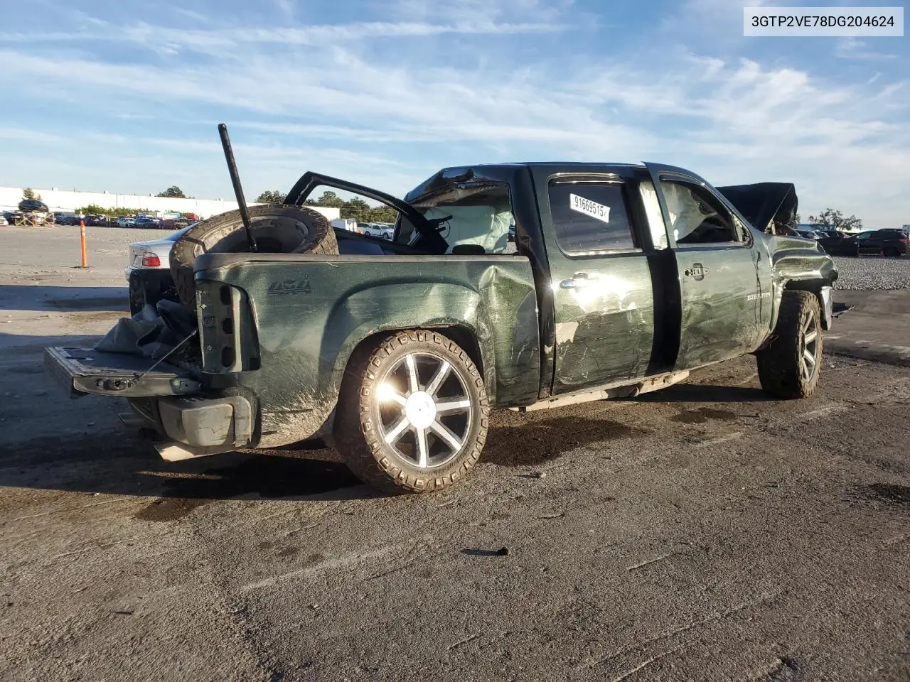 3GTP2VE78DG204624 2013 GMC Sierra K1500 Sle