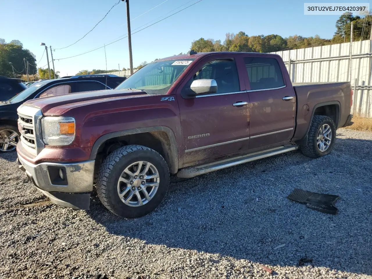 3GTU2VEJ7EG420397 2014 GMC Sierra K1500 Slt