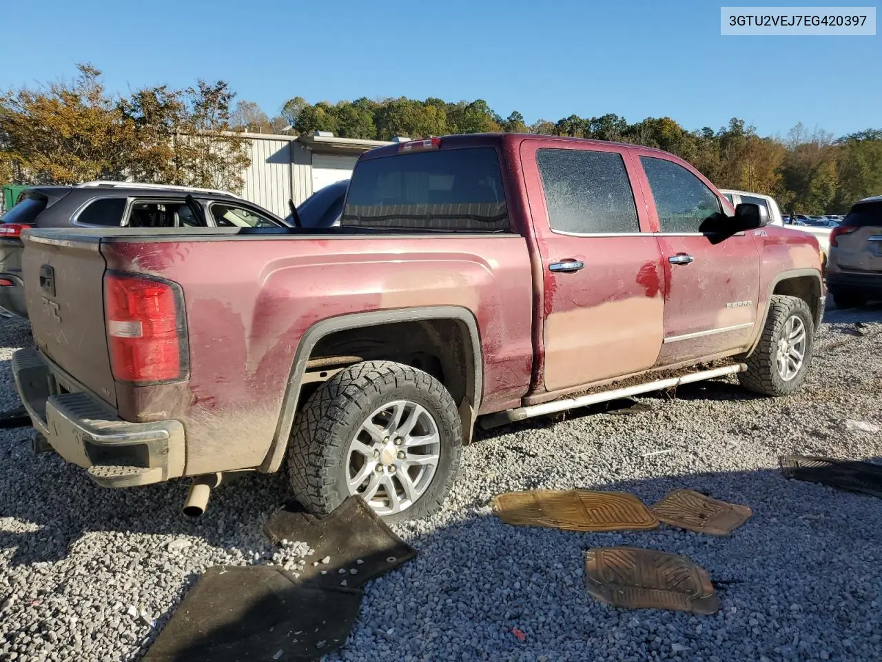 3GTU2VEJ7EG420397 2014 GMC Sierra K1500 Slt