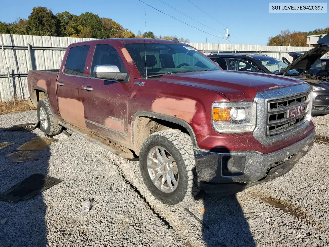 3GTU2VEJ7EG420397 2014 GMC Sierra K1500 Slt