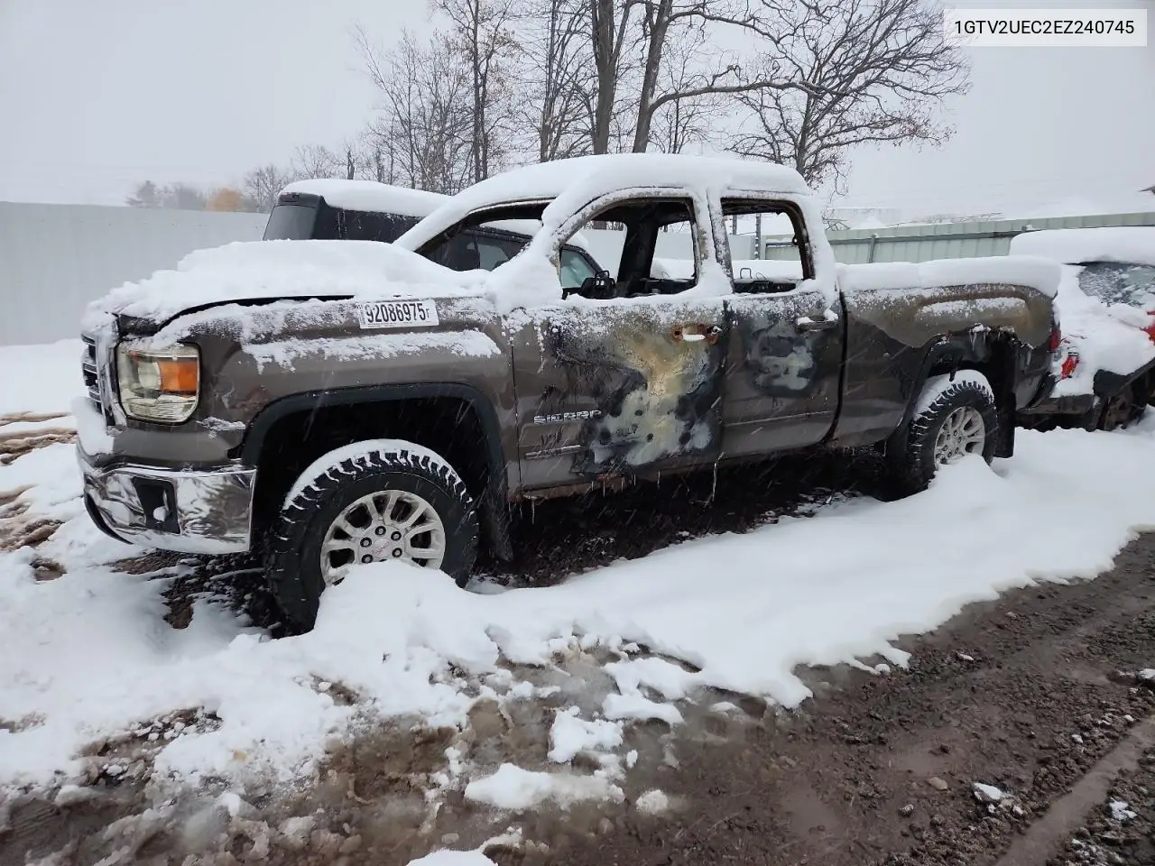 1GTV2UEC2EZ240745 2014 GMC Sierra K1500 Sle