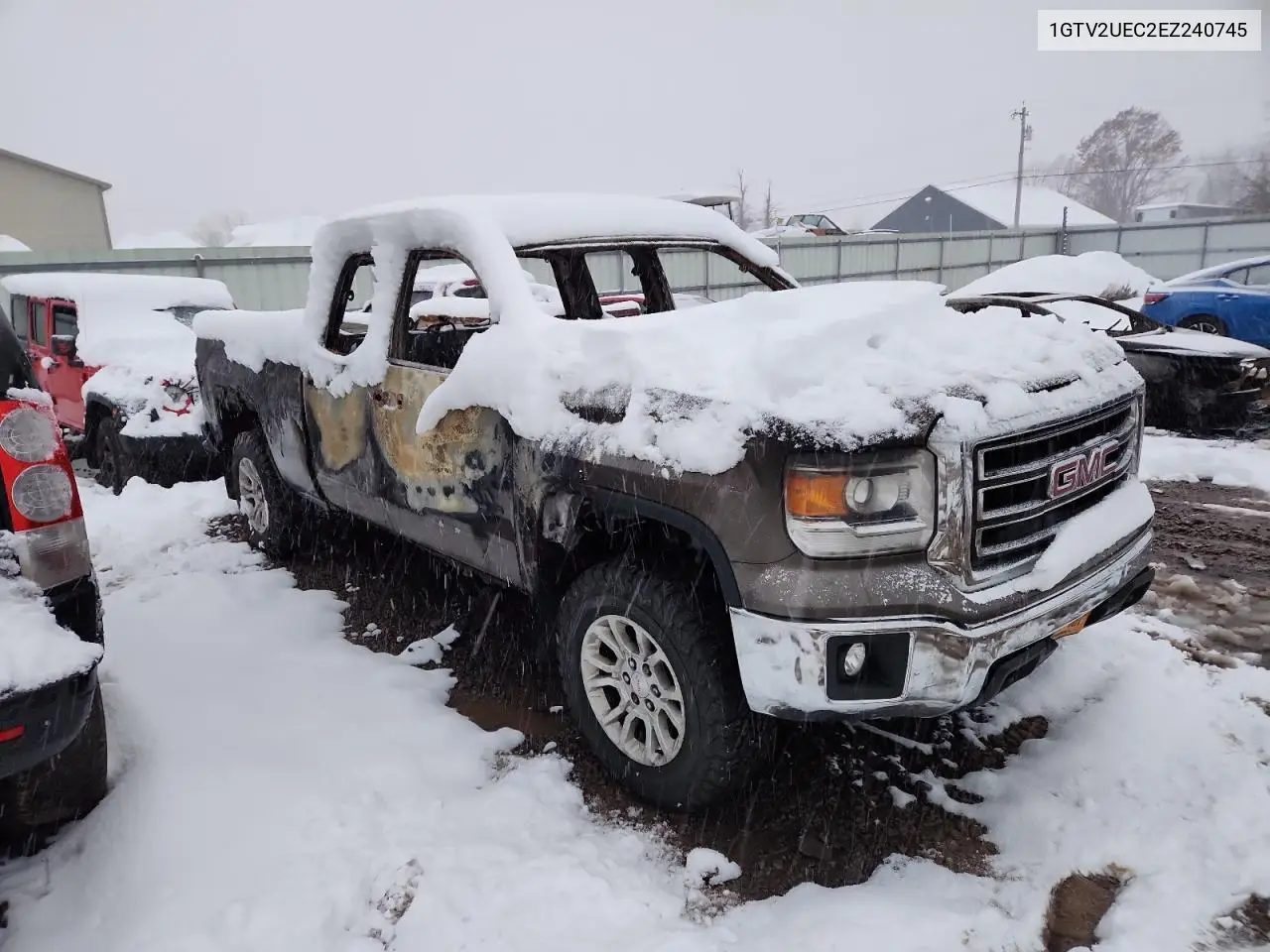 1GTV2UEC2EZ240745 2014 GMC Sierra K1500 Sle
