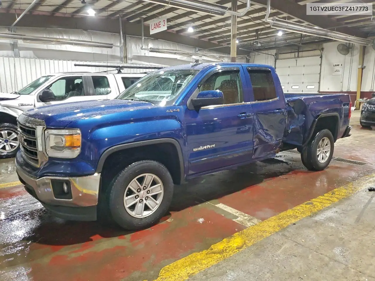 1GTV2UEC3FZ417773 2015 GMC Sierra K1500 Sle