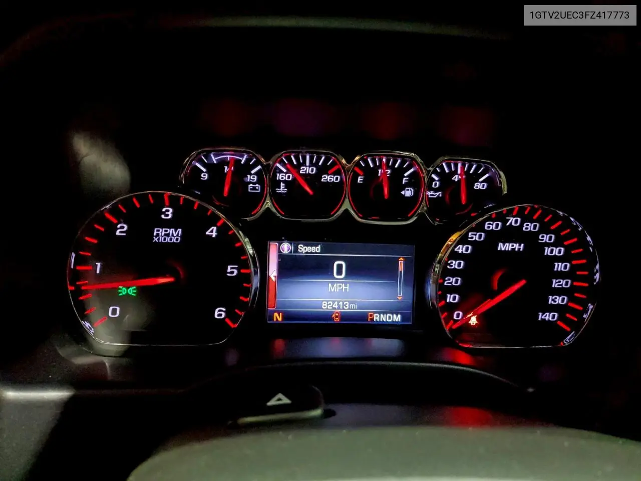 1GTV2UEC3FZ417773 2015 GMC Sierra K1500 Sle