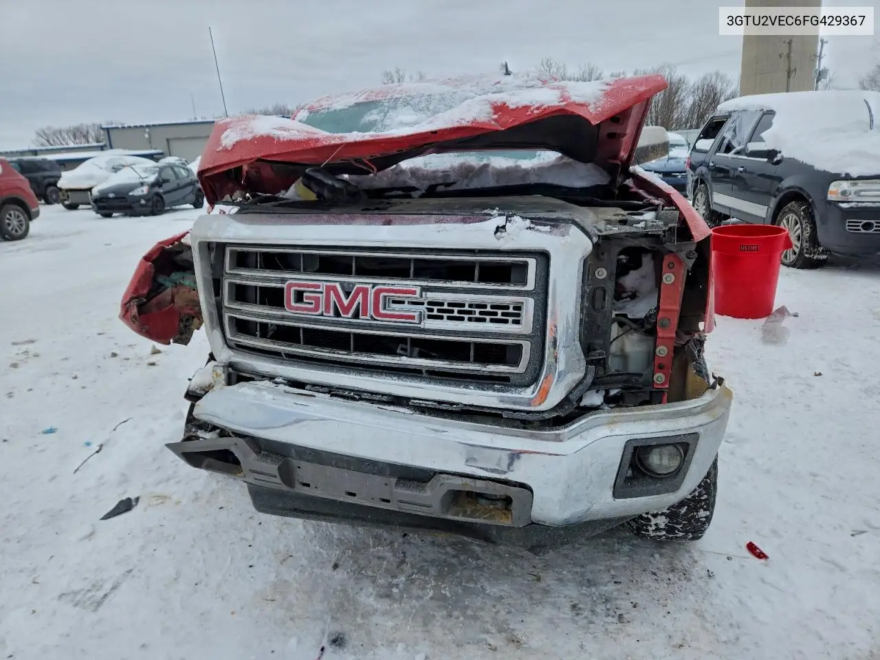 3GTU2VEC6FG429367 2015 GMC Sierra K1500 Slt