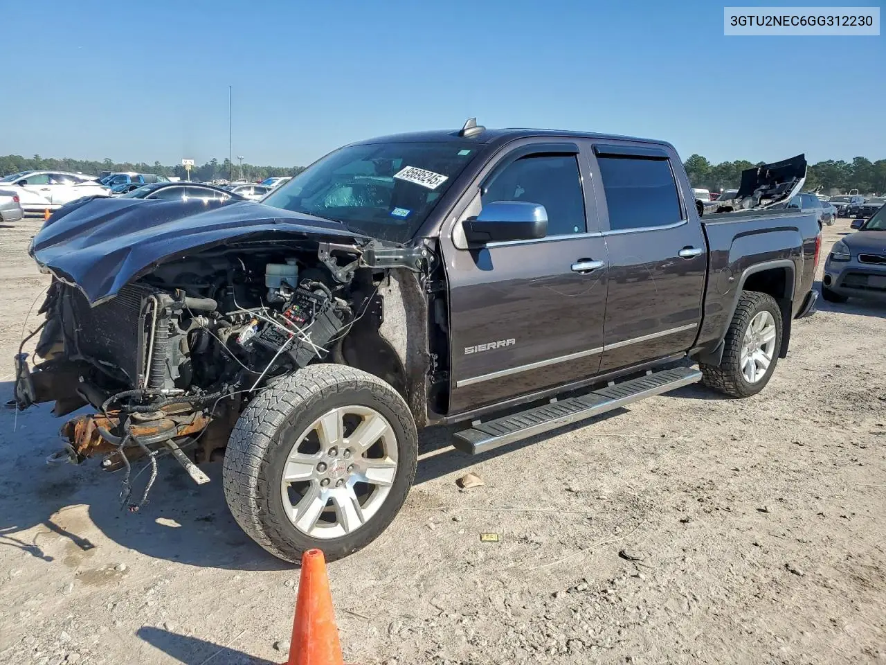 3GTU2NEC6GG312230 2016 GMC Sierra K1500 Slt