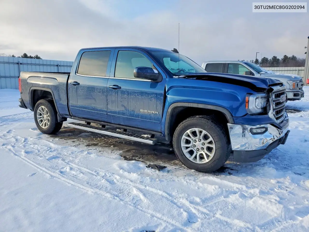 3GTU2MEC8GG202094 2016 GMC Sierra K1500 Sle