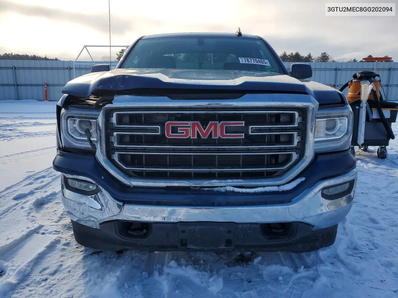 3GTU2MEC8GG202094 2016 GMC Sierra K1500 Sle