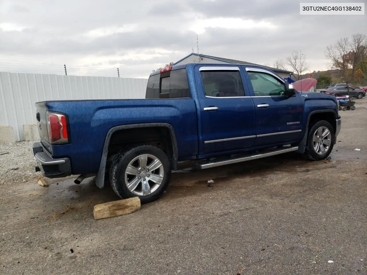 3GTU2NEC4GG138402 2016 GMC Sierra K1500 Slt