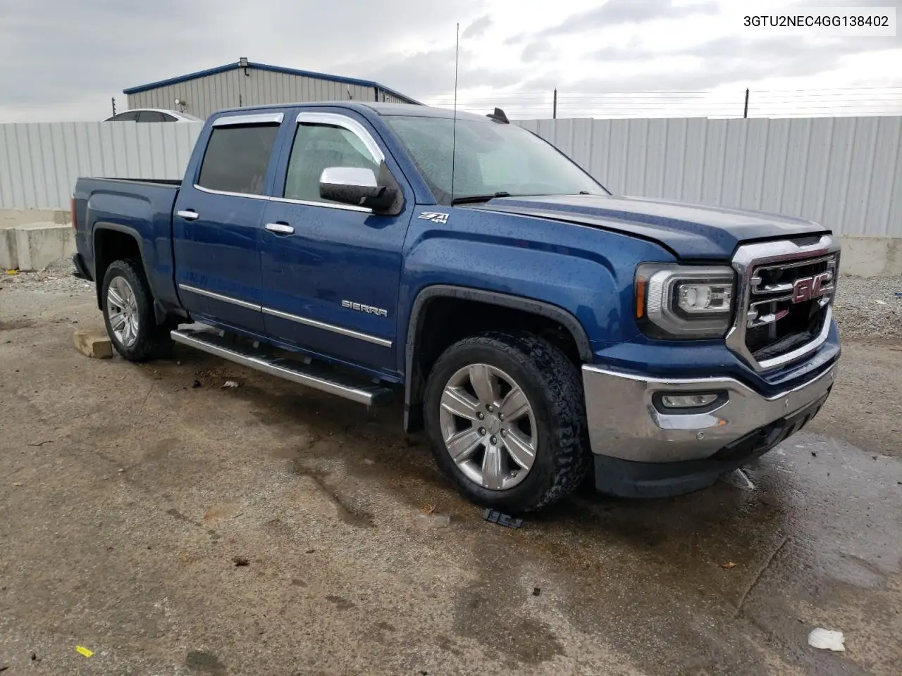 3GTU2NEC4GG138402 2016 GMC Sierra K1500 Slt