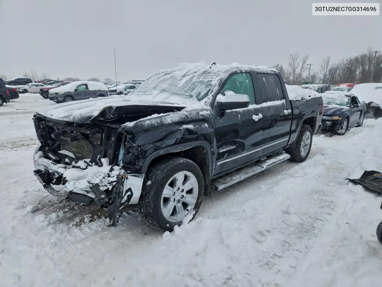 3GTU2NEC7GG314696 2016 GMC Sierra K1500 Slt
