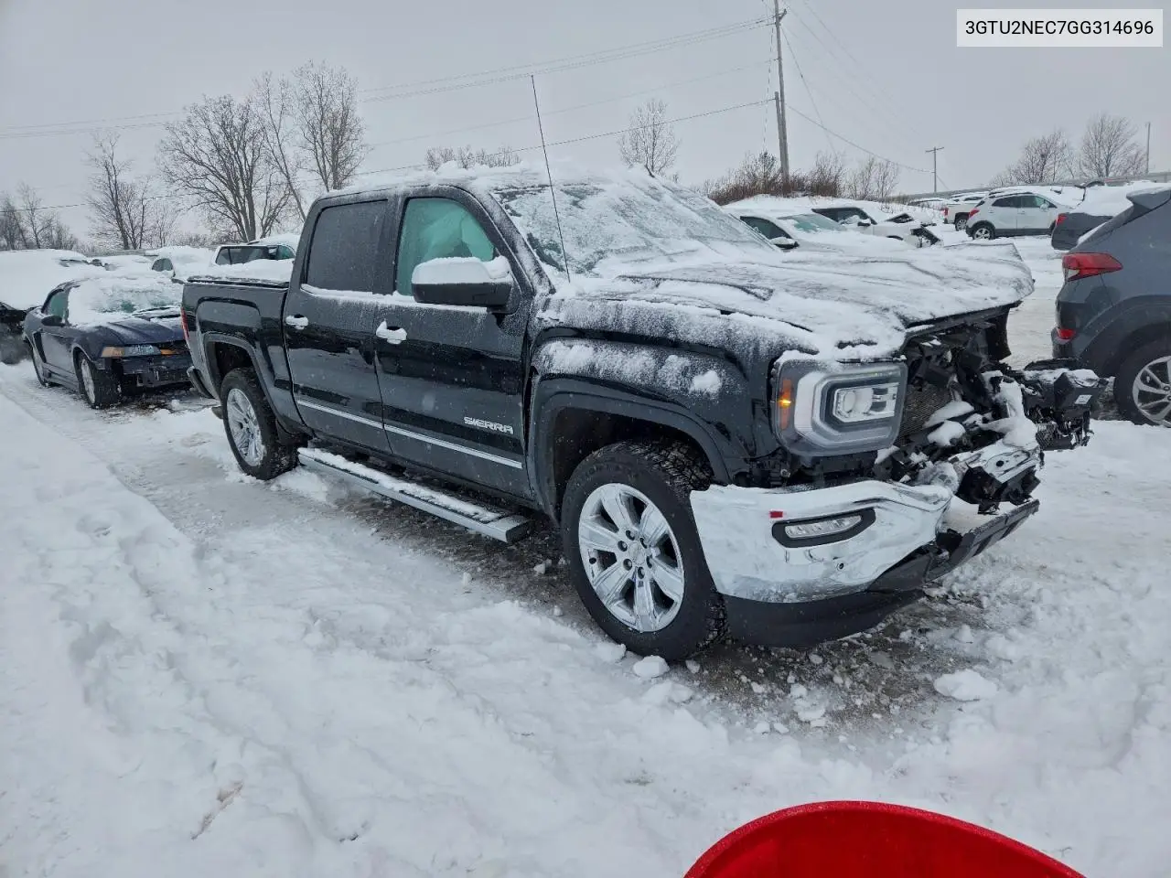 3GTU2NEC7GG314696 2016 GMC Sierra K1500 Slt